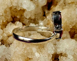 925 Sterling Silver Ring w/Round & Pear Cut Rubies ❤️✨🩷💍🤩