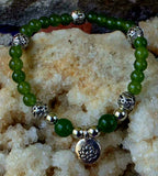 Handcrafted Jade Crystal Stretch Bracelet ✨📿💚
