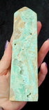 LG. Blue Aragonite Obelisk Crystal Tower 💠🌊💎🐚🪸
