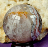 Amethyst & Agate Crystal Sphere ✨🔮💜💎