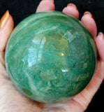 African Jade Crystal Sphere 💚🔮✨