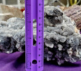 XXL MASSIVE Raw Sugar Druzy Black Chalcedony Crystal Specimen ✨🤩🤯💎🖤