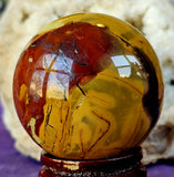 Mookaite Jasper Crystal Sphere ❤️✨🔮🧡💛