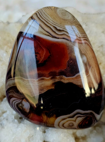 LG. Sardonyx Crystal Palmstones 🖤✨❤️