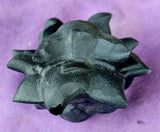 Matte Finished Black Obsidian 9 Tails Holding Sphere