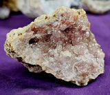 Raw Pink Amethyst Crystal Geode 🌸✨🩷💎