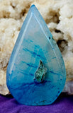 Dyed Blue Agate Crystal Freeform ✨🌀💠🤩💙🔵