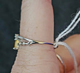 Citrine Rectangular Shaped 925SS Adjustable Ring 💍💎✨💛