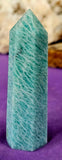 Flashy Amazonite Crystal Tower ✨💎🩵🤍