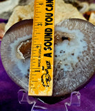 LG. Agate w/Druzies Crystal Heart 🤩🤯✨💙💜🤎💎