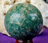 Green & Yellow Jasper Crystal Sphere 💚🔮✨💛