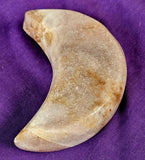 LG. Pink Amethyst Crystal Moon 🌙💎✨🩷