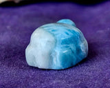 Larimar Crystal Turtle Carving 💚🐢💙🩵🌊🤍✨
