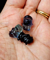 Rainbow Fluorite Crystal Mini Super Mario Brothers "Mario"