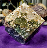 LG. Ocean Jasper Crystal Floating Cube  🪸🟩🌿🐚🌊