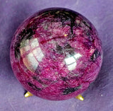 Red Plum Blossom Jasper Crystal Sphere ❤️🔮🌸