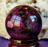 Pink Peach Blossom Jasper Crystal Sphere ✨🔮🌸🩷🍑