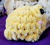 Handmade Crocheted MD. Yellow Frog Plushie 💛✨🐸💚