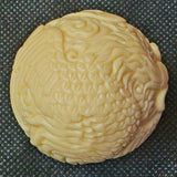 LG. Tagua Nut Phoenix Carving/Sphere ✨🐦‍🔥🥜🔮🔥