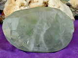 LG. Rainbow Fluorite Crystal Frogs on Lily Pad Carving 🐸💚✨🤍🌈🐸