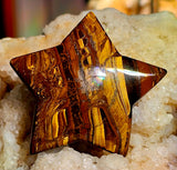 Tigers Eye Crystal Puffy Star ⭐🐅👁️🍂