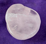 MD. Rose Quartz Crystal Sleeping Kitty Cat Carving ✨🐈🐾😴😺🌹