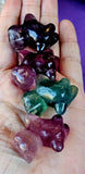 Assorted Fluorite Crystal Kitty Cat Figurine 😺😍🥹🐈💜🩷💚🐈‍⬛🐾