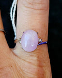 SS 925 Adjustable Kunzite Crystal Ring 💍💎✨🩷🌺