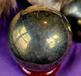 Solid Pyrite Crystal Sphere 🔮✨⚜️💰🏆