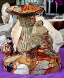 XXL Money Agate Crystal Snail & Mushroom Statue 🤍🍄🐌🍄💵💰♥️