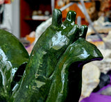 ✨GIGANTIC✨ Solid Nephrite Jade Crystal Snail 🐌💚🌿🌳🤯🤩