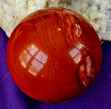 Red Jasper Crystal Sphere ❤️🔮✨