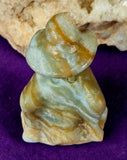 GORGEOUS Ocean Jasper Crystal Ghost w/Wizard Hat 🌊🐚👻🧙‍♀️✨🤯🤩