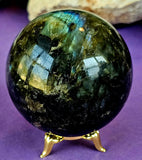 Labradorite Crystal Sphere ✨💜🔮💥