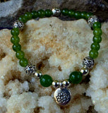 Handcrafted Jade Crystal Stretch Bracelet ✨📿💚
