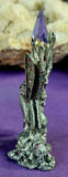 Vintage Pewter Fairy Figurine w/Crystal and Rhinestones