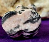 Pink Zebra Jasper Crystal Female Torso Carving ✨🩷♀️🦓🩶