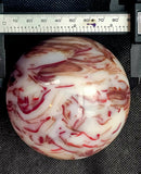 ✨RARE✨ XL Chicken Blood Agate Crystal Sphere ❤️🐔🐓🩸🤍🔮🤩