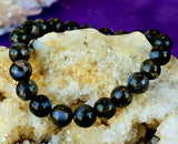 Que Sera Crystal Stretch Bracelet ✨📿🤎💙