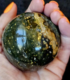 Ocean Jasper Crystal Sphere 💚🔮✨🪸🌊