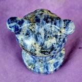 Cartoon Character Sodalite Crystal Figurine ✨🥹🤍💙💎🖤