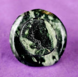 Green Nephrite Jade Crystal Mushroom 💚🍄🖤