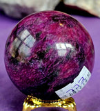 Red Plum Blossom Jasper Crystal Sphere ❤️🔮🌸