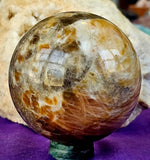 ✨EPIC✨ LG. Sunstone & Moonstone Mixed Crystal Sphere ✨🤯🤩🌞🌅🌙☪️