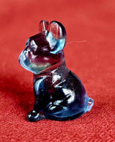 Rainbow Fluorite Crystal Mini French Bulldog