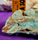 LG. Blue Aragonite Crystal Specimen 🌊🐚🪸🤍💙🔵