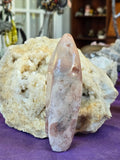 Pink Amethyst Crystal Freeform w/Druzy