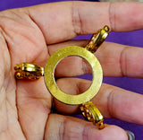 Gold Metal Crystal Sphere Holder