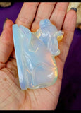 Opalite (Man-made) Crystal Calf on Base 🐄✨🐮