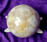Flower Agate Crystal Sphere 🌺🌹🩷